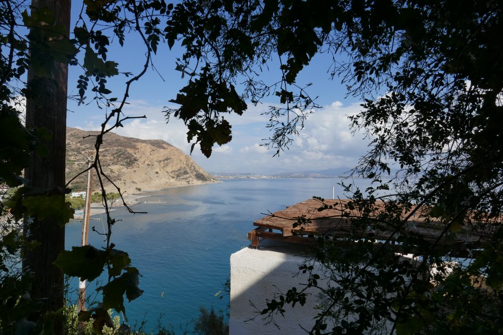 Ausblick von der Unterkunft Loggia in Agia Galini