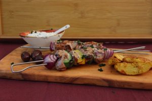Souvlaki – griechische Fleischspieße