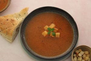 geröstete Gemüsesuppe