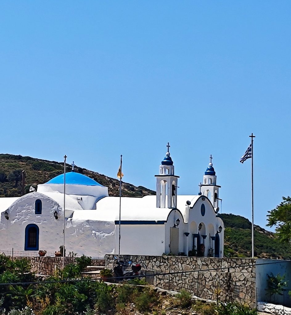 Die Kirche Panagia tou Charou auf Lipsi.